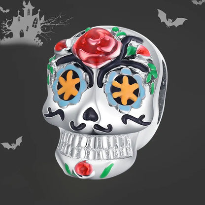 Charm Pendente Halloween in Argento Sterling 925 per Donna DIY SCC1617